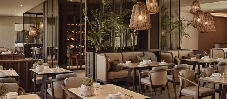 Interior photo of The Market Restaurant, the decor is contemporary and relaxed.