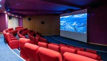The Cinema provided for guests entertainment where evening movie nights are held