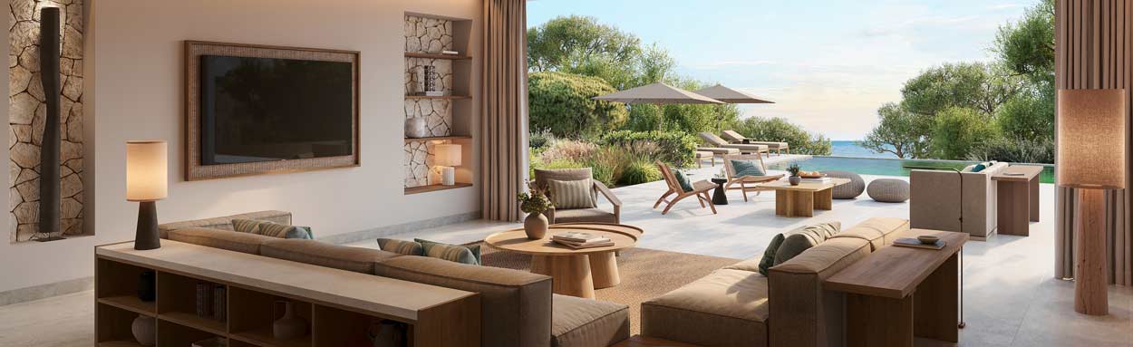 Ikos Odisia Deluxe Three Bedroom Villa Private Pool Partial Sea View
