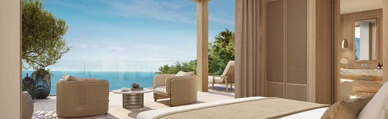 Deluxe Two-Bedroom Grand Penthouse Suite Sea Front View