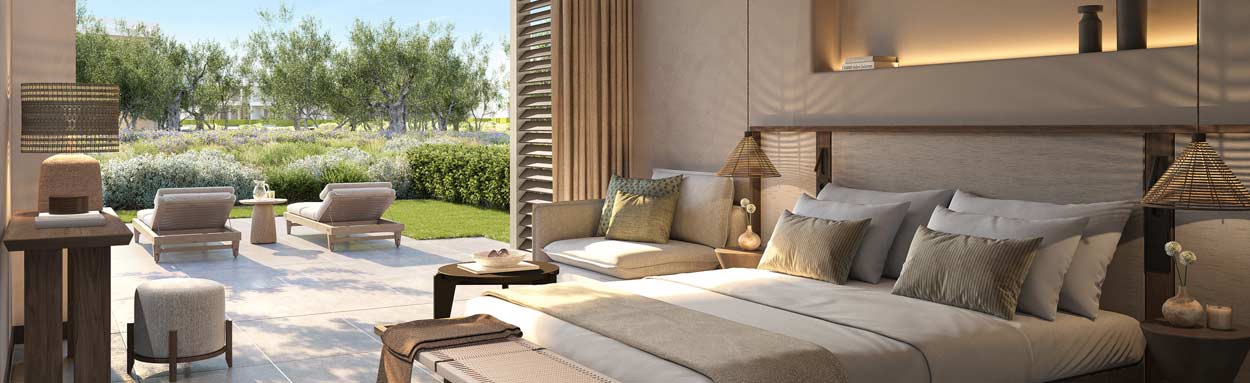Superior Double Room Private Garden Pool View